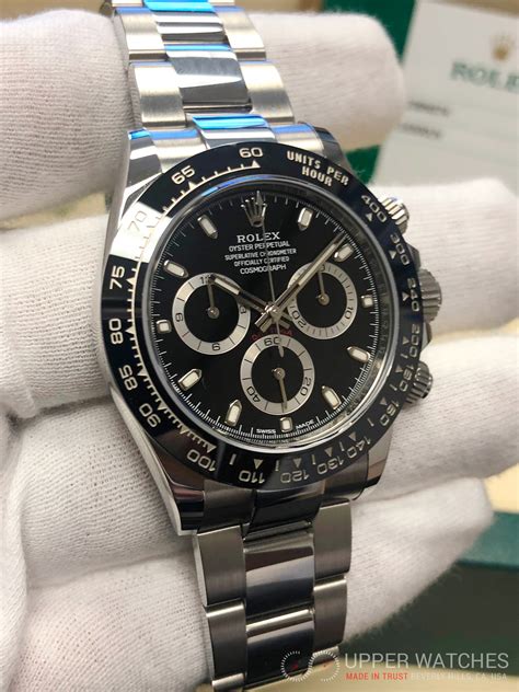 ice watch steel blavk vs rolex|Rolex daytona steel watch.